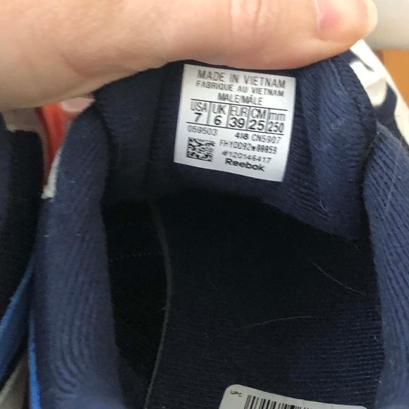 REEBOK Rapide Trainer - White/Navy - 8.5 W/7 M - Picture 6 of 7